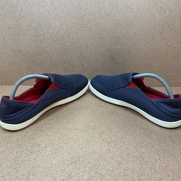 Olukai Nohea Mens Slip-On Shoes Size 9 Navy Mesh & Rubber Sole - Picture 5 of 8